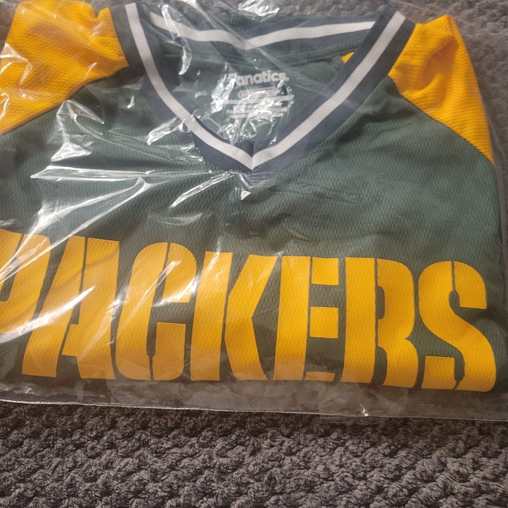 Green Bay Packers Fanatics Branded Second Wind Raglan T-Shirt size 3XL